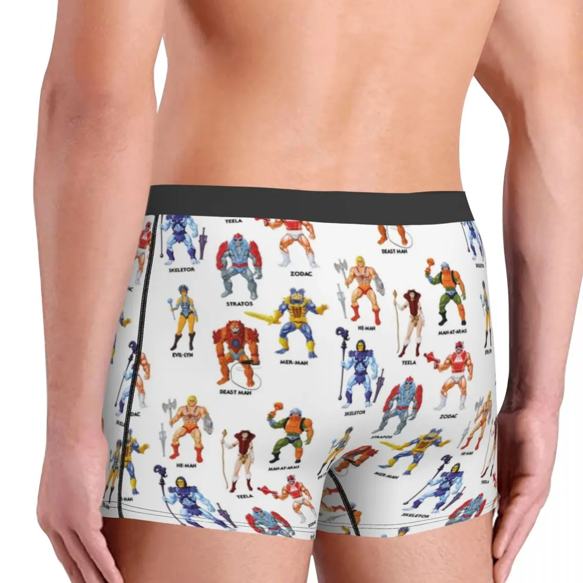 Custom Masters Of The Universe Heroes Boxer Shorts For Men 3D Print Male He Man Underwear Panties Briefs Soft Sexy Underpants