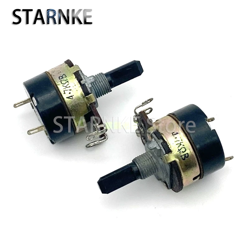 2PCS WH138 Type Single Rotary Switch Potentiometer B4.7K Tuning Speed Regulation Desk Lamp Dimmer Switch D Shaft 20mm