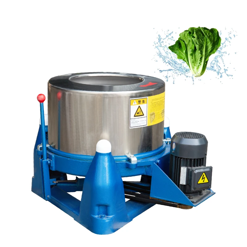 Large Stainless Steel Frequency Conversion Industrial Dehydrator Three-legged Centrifugal Dryer for Vegetables and Foods