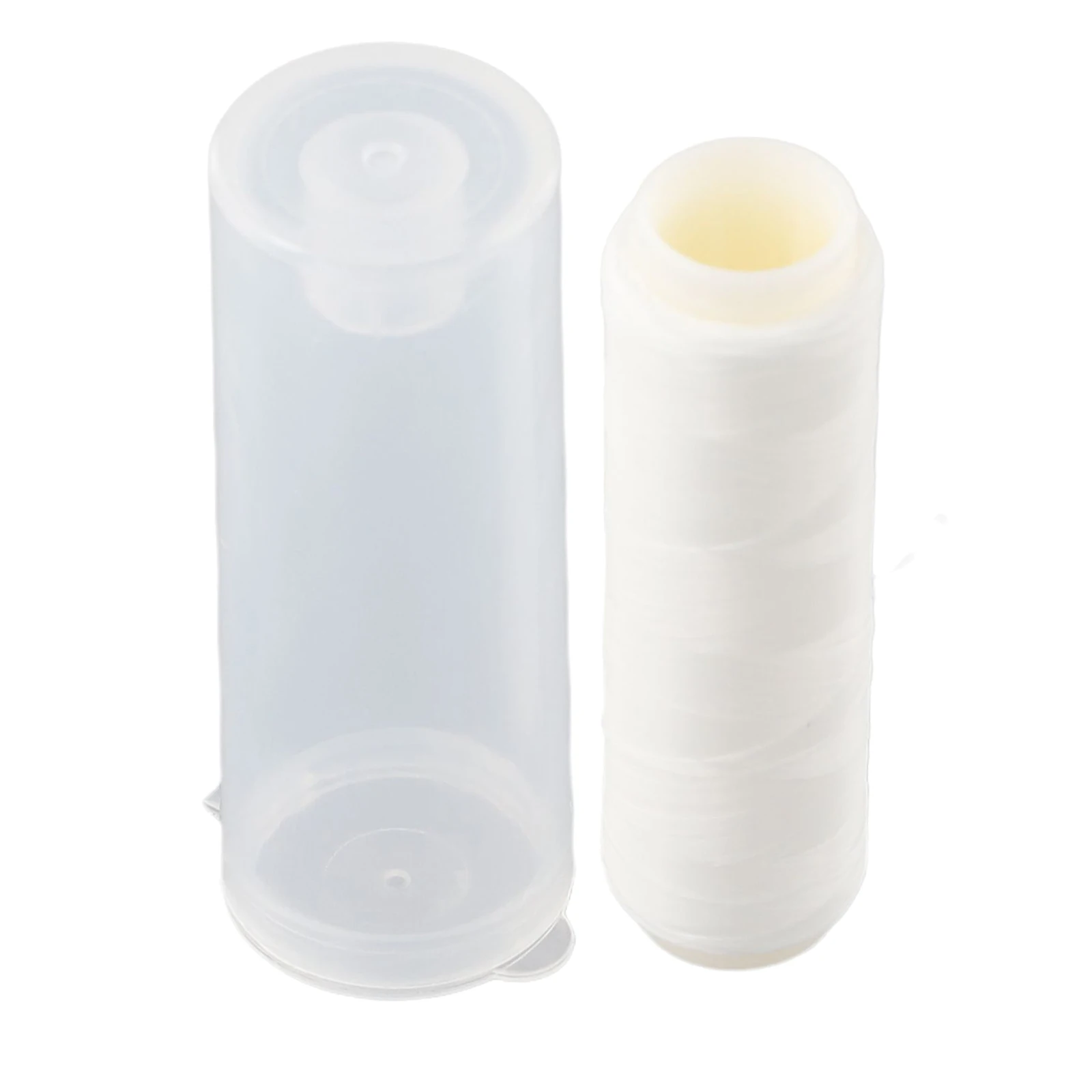 High Quality Fishing Elastic Thread 1 Roll Fishing Rubber Line Polyester White With Plastic Dispenser High Tensile