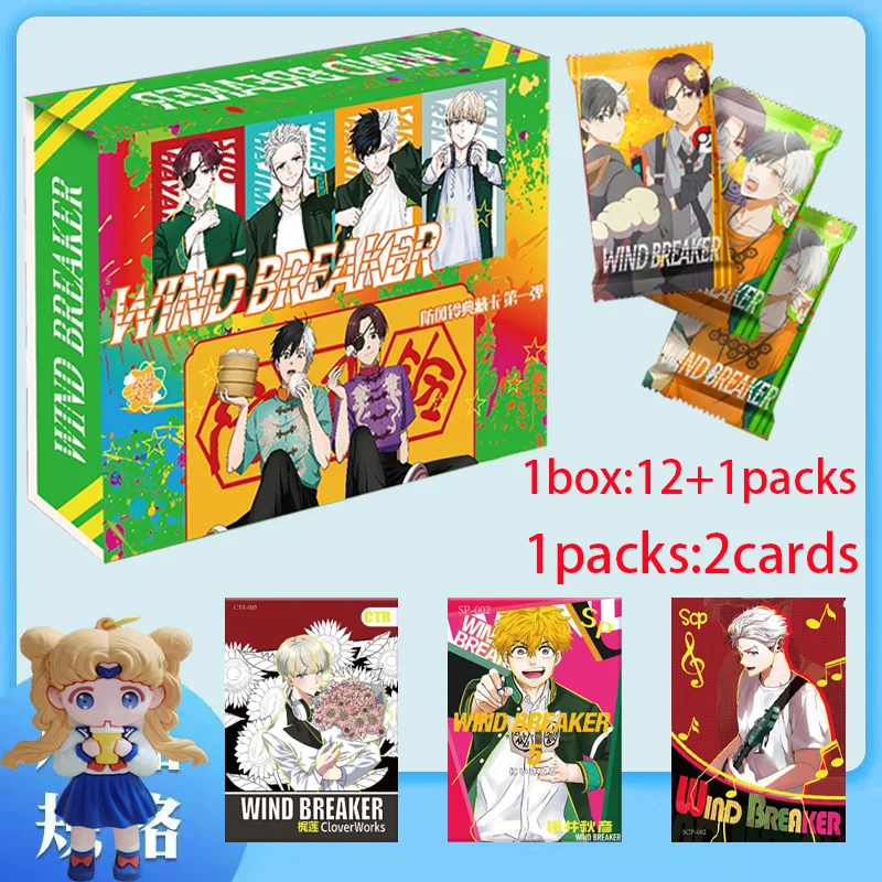 Latest Wind Breaker Collection Cards Anime Booster Box Rare Anime character Playing Card Children's Entertainment toys Card