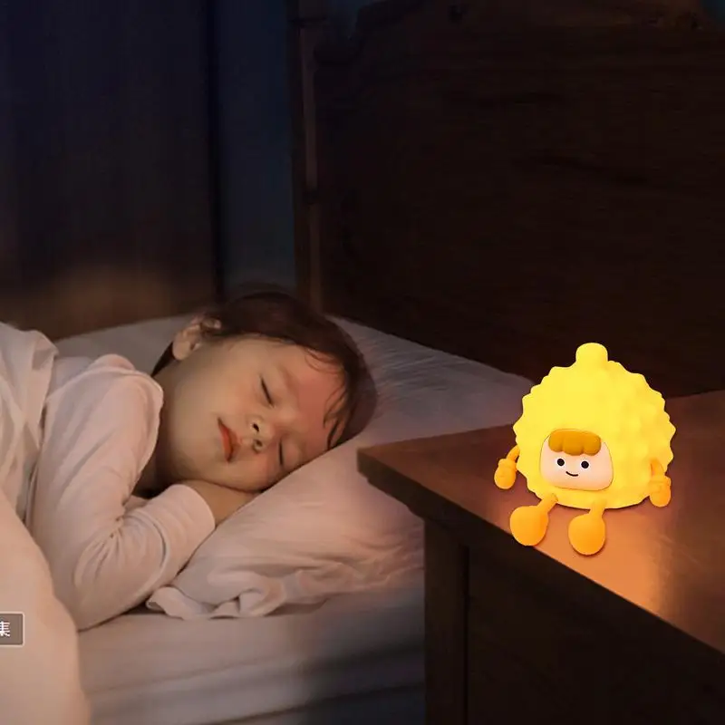 Night Light For Kids Durian Design Bedside Lights For Bedroom Bedroom Bedside Light Cute Led Night Light For Soothing Ambience