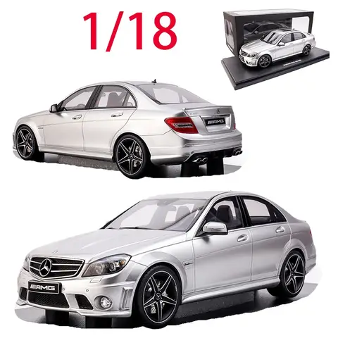 GT Spirit Diecast 1/18 escala Mercedes coche en miniatura de resina Mercedes AMG C63 GTR 2021 vehículos de juego juguetes para niños caja Original de exhibición
