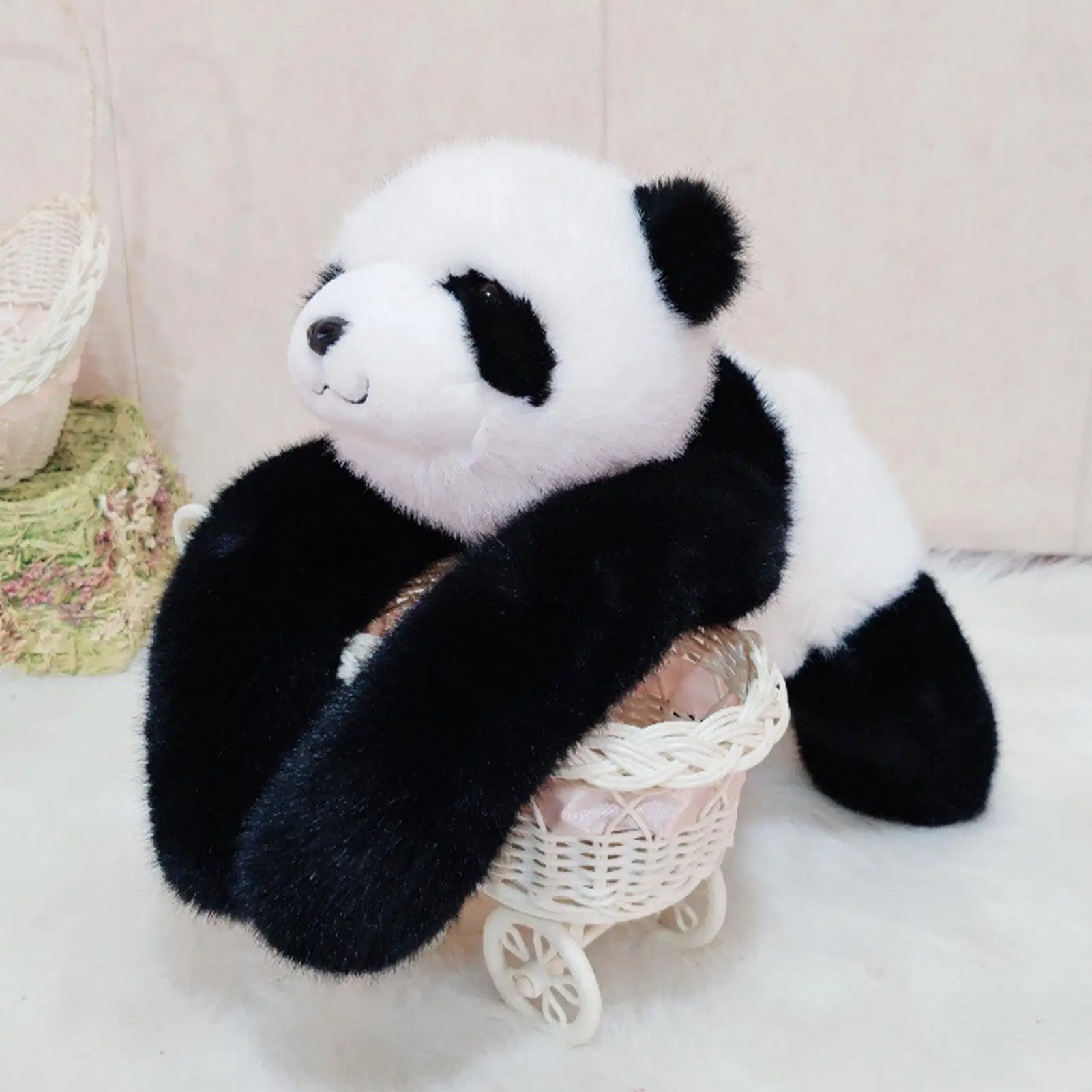 Knuffels Zacht knuffelig kussens Panda Pluche zacht speelgoed voor kinderen Volwassen Jongens Meisjes Woonkamer Kinderkamer Bank Bureau Thuis