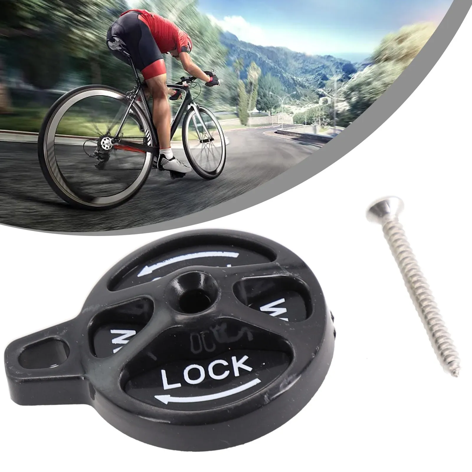 Bicycle Front Fork Lock Cap-MTB Road Bike Fork Lock Cap Switch Manual Lockout Assembly Kit For SR-SUNTOUR Bicycle Accessories