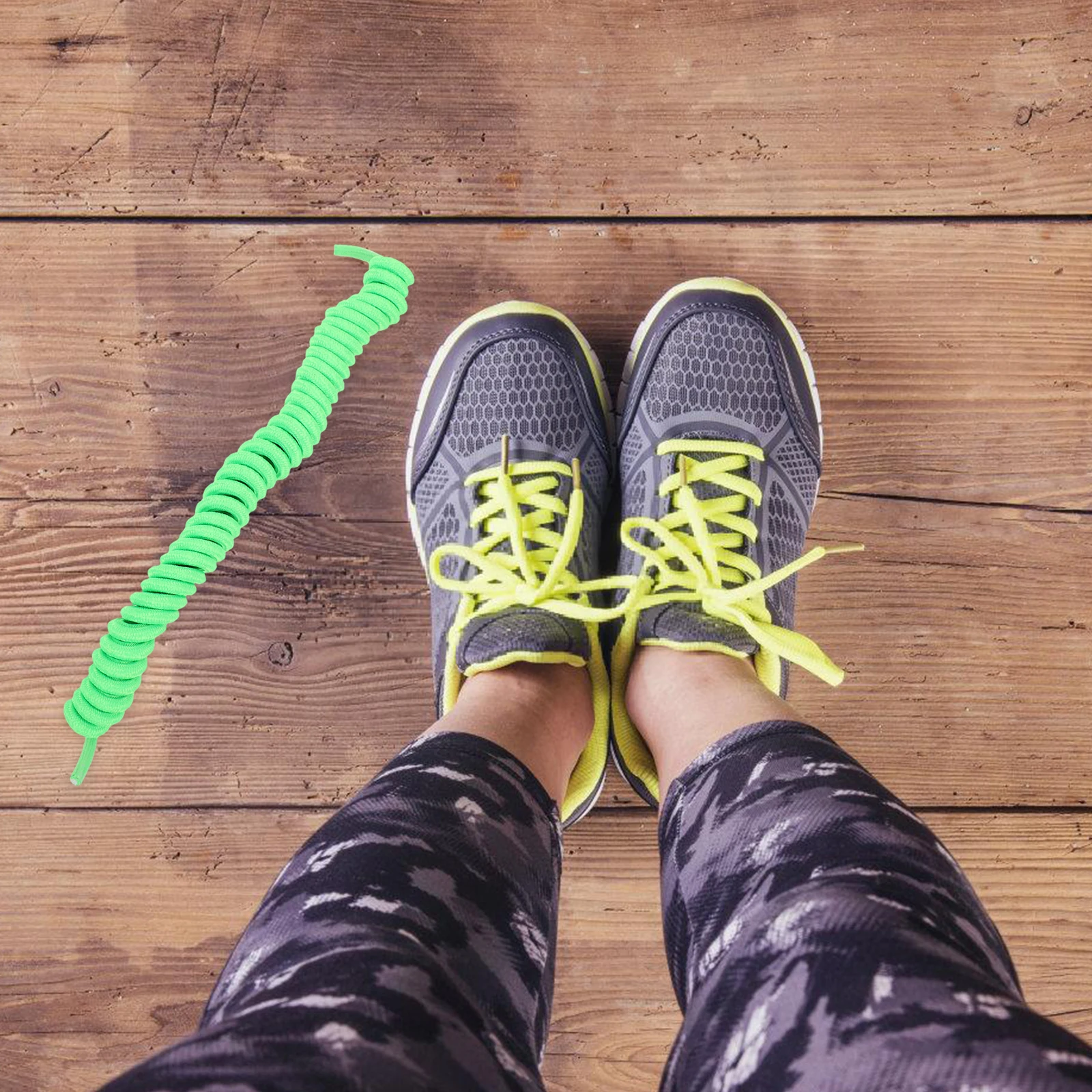 2 pçs cadarços elásticos elásticos cadarços de sapato encaracolado para tênis sapatos esportivos duráveis e confortáveis tiras de sapato