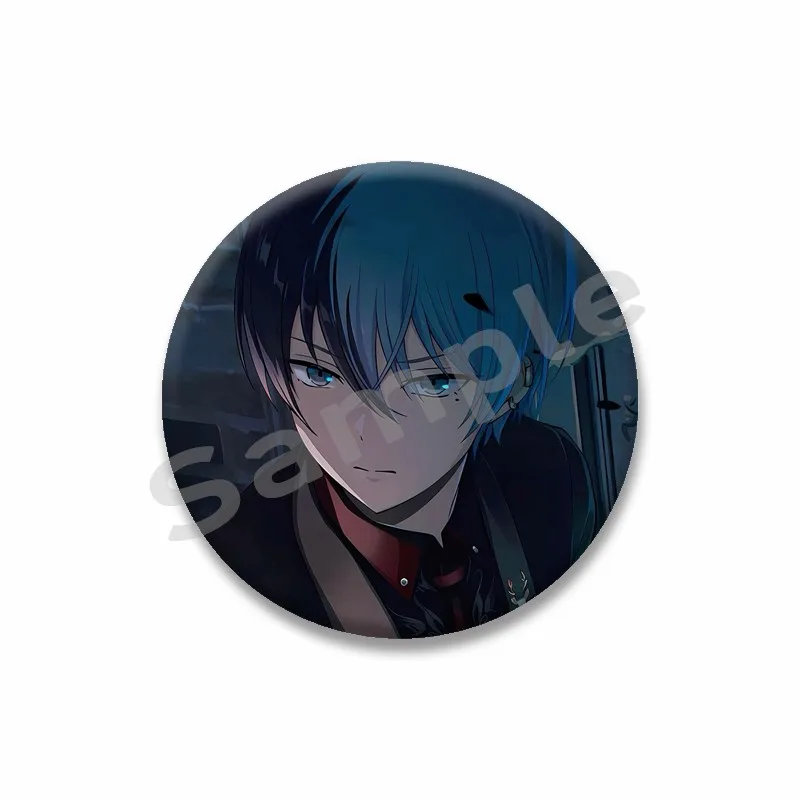 Project SEKAI Anime Tenma Saki Asahina Mafuyu Badge Kawaii Cartoon Figure Brooch Pins for Clothes Bag Accessories Jewelry Gifts