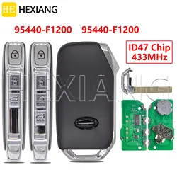 HE 95440-F1200 95440-F1300 ID47 433MHz Proximity Smart Car Remote Key FOB-4F24 For KIA Sportage 2019 2020 2021 2022