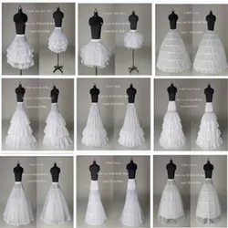 9 Style White A-Line/Hoop/Hoopless/Short Crinoline Petticoat/Underskirt Wedding