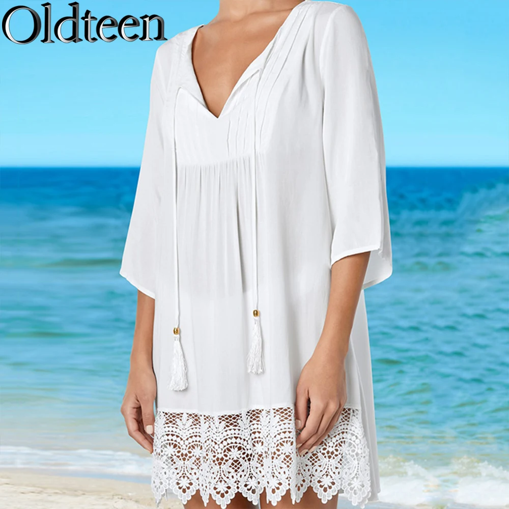 Hot Selling Zomer In Europa En Amerika Aan Zee Korte Rok Cover-Up Straat Casual Bescherming Tegen De Zon Badpak Cover Up