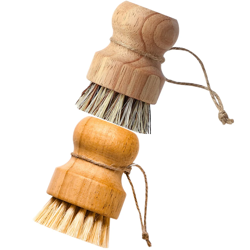 

2Pcs Handheld Kitchen Dish Brushes Durable Pot Cleaning Scrub Brush Multi-Use Household Kitchen Cleaning Supplies