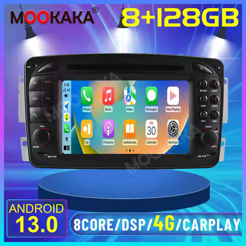 Android 13.0 PX5 4+64GB For Mercedes Benz W203 Vito W639 Vaneo 2002-2005 CLK W209 Car Stereo Radio Upgrade Multimedia dvd Player