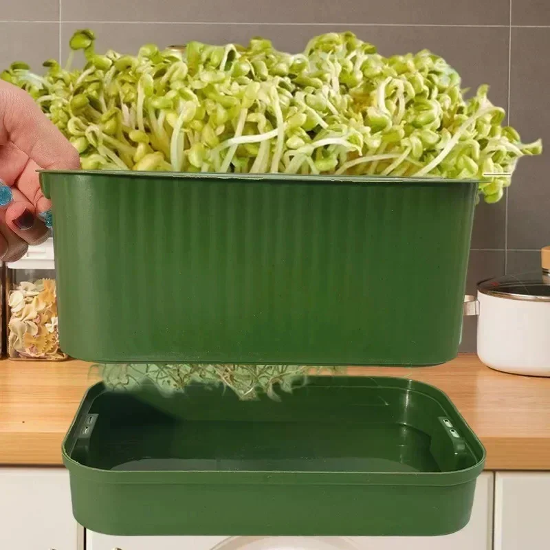Vegetable Plastic Grow Nursery Pots, Soilless Seedling, Sprout Tray, Germination Plate for Garden Cultivation