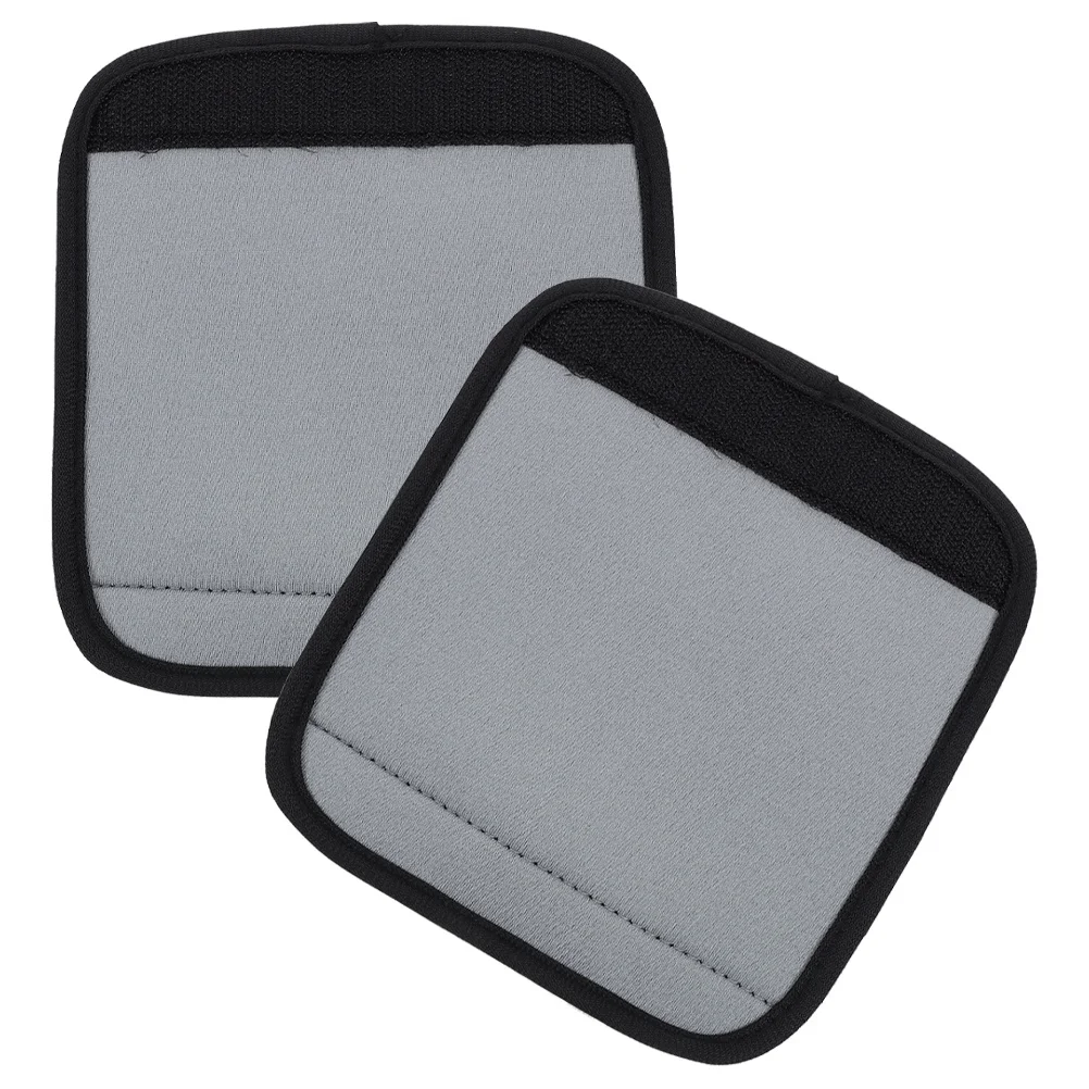 قطعتان من أغطية مقبض الأمتعة من النيوبرين لحماية مقبض حقيبة السفر المريحة وخفيفة الوزن وإكسسوارات أمتعة السفر #1
