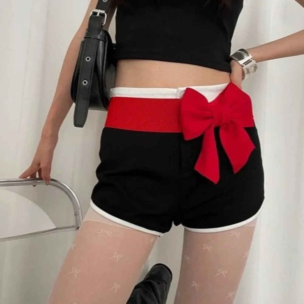 Винтажный эластичный пояс с большим бантом, тканевый мягкий широкий пояс, милый элегантный пояс для вечернего платья, вечерние