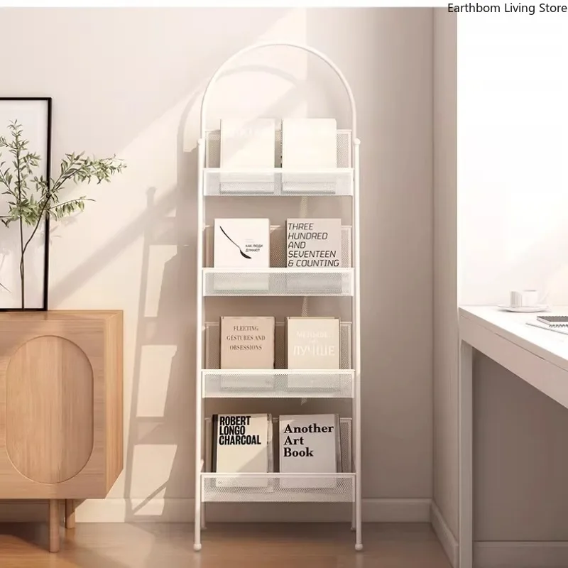 Arched Storage Magazine Racks Unit Living Room Wall-mounted Magazine Racks Multi-layer Office Furniture Das Magazin ZY40ZZJ
