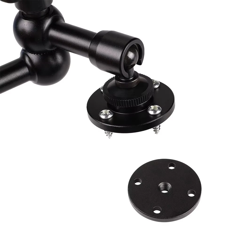 7'' inch Magic Arm Wall Mount Holder Stand Bracket for NetGear Arlo,Arlo pro,Arlo go Security Cameras, 1/4 to mount holder view 6