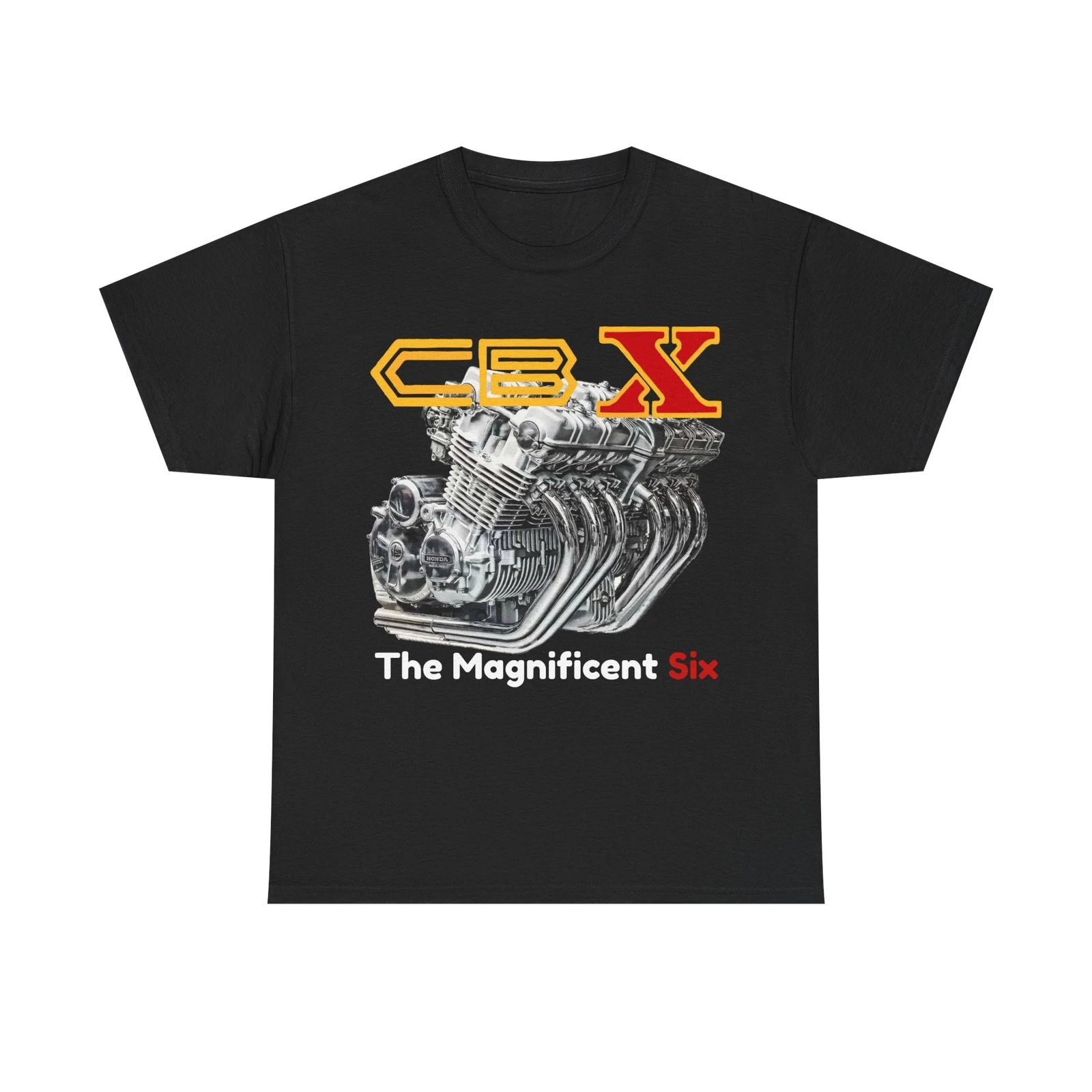 

The Maganificent Six Japanese CBX Motorcycle T-Shirt 100% Cotton O-Neck Short Sleeve Summer Casual Mens T-shirt Streetwear