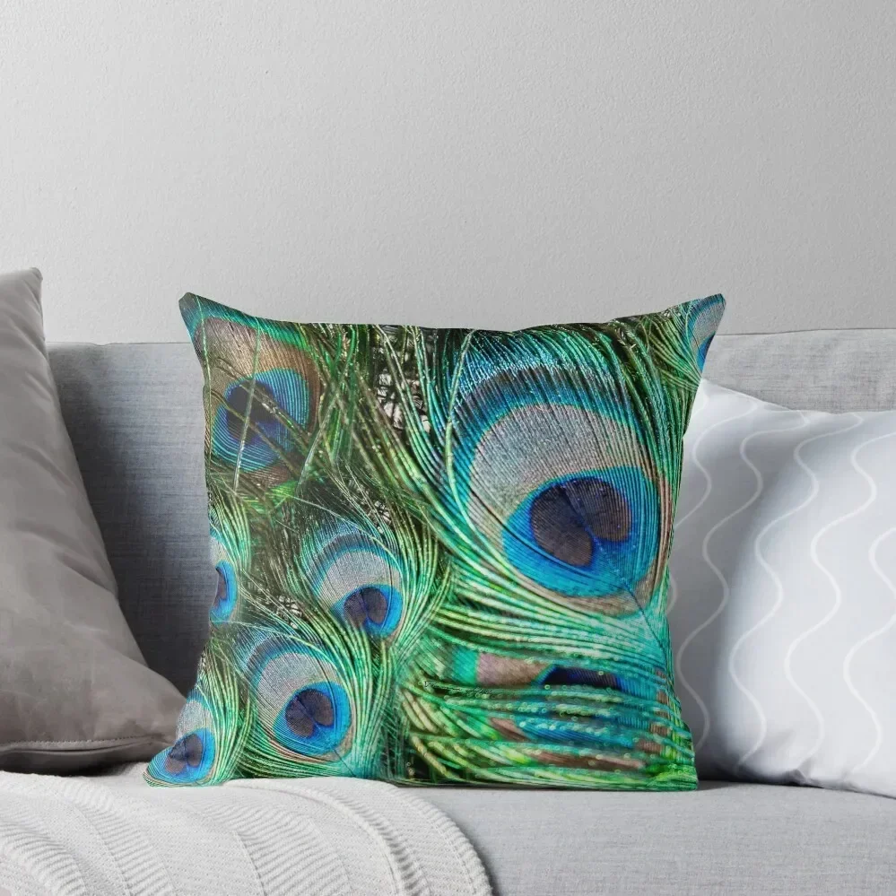 

Peacock Throw Pillow Luxury Pillow Case Rectangular Cushion Cover christmas supplies Ornamental Pillow