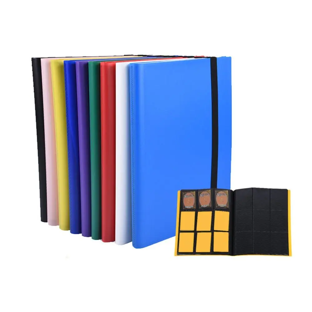 4 /9 Pockets Card Binder Large Capacity Durable Trading Card Holder Book Portable 160/360 Game Card Collective Book