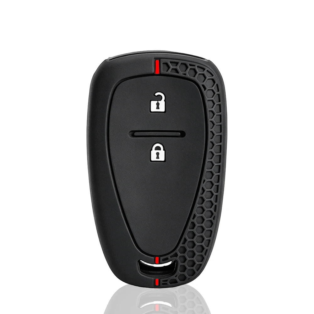 For Chevrolet Malibu Blazer Traverse Seeker Onix Equino Volt Bolt Trax Orlando Cruze Spark Sonic Silicone Car Key Case Cover view 2