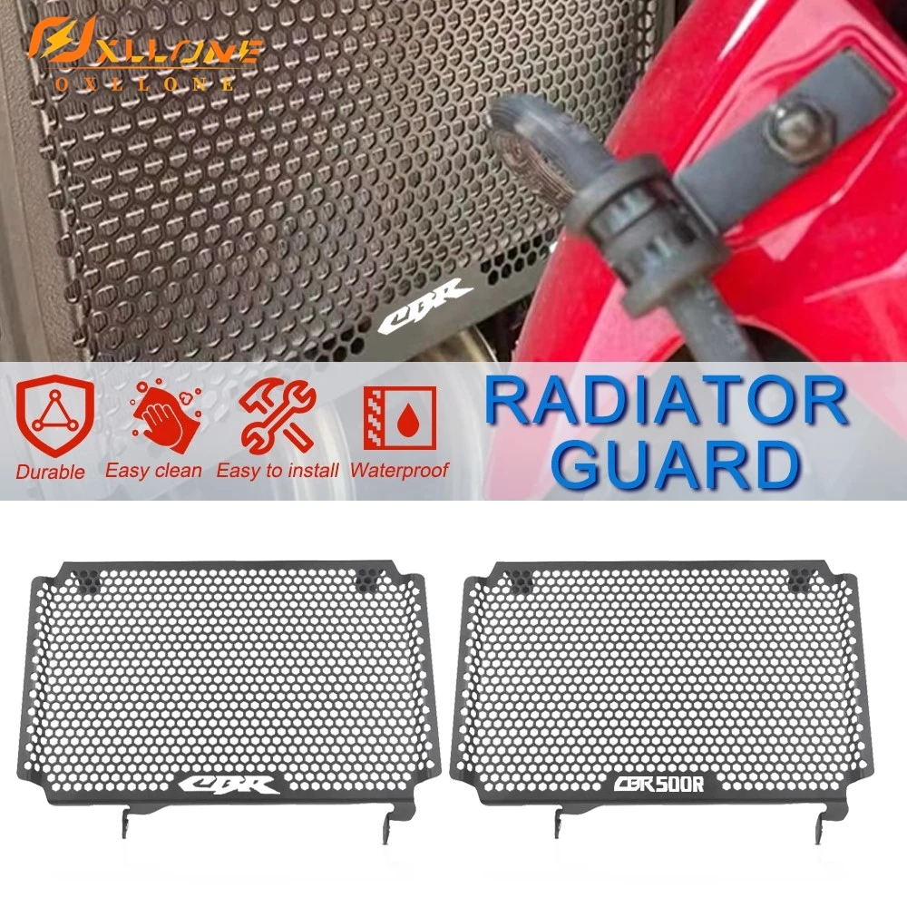 

2026 2025 CNC Radiator Griller For Honda CBR500R CB500F 2016-2026 CBR400R 2022-2025 Guard Grill Cove Protector 2024 2023 2022
