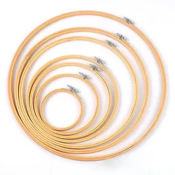 1PC Adjustable and Fixed Bamboo Ring Tool Cross Stitch Cross Stitch Hoop Ring DIY Loop Hand Sewing Tools Accessories 15/30cm