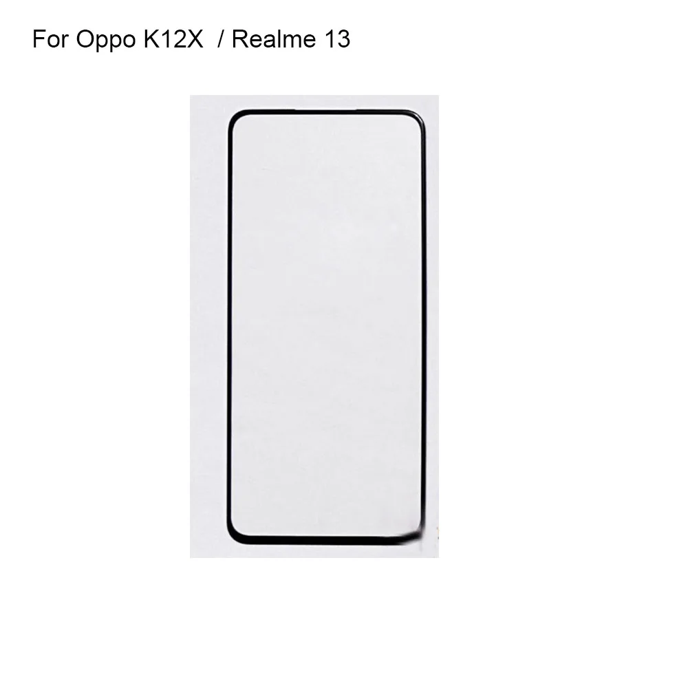 

For Oppo K12X touch Screen Outer LCD Front Panel Screen Glass Lens Cover Without Flex Cable For OPPO Realme 13