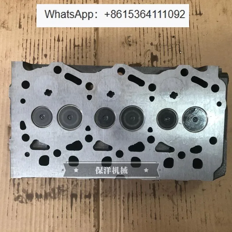 For YM VI017 RL ZAX18 excavator YM 3TNV70 engine cylinder head assembly