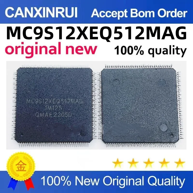 MC9S12XEQ512MAG 1M12S 144 pins New original car computer CPU chip