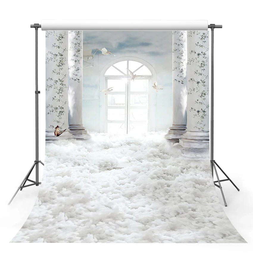 Mehofond 사진 배경 프랑스어 윈도우 커튼 현대 인테리어 룸 웨딩 성인 초상화 장식 배경, 사진 스튜디오