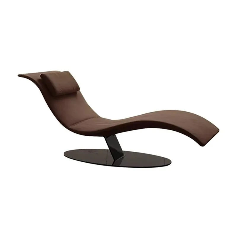 Curved recliner curved leisure single recliner balcony villa sofa chair hotel model room