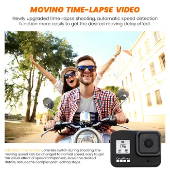 GoPro Hero 8 Black 穩定 4K 影片 12MP 照片 便攜式 1080p 直播 摩托車和滑雪運動 GoPro 相機 10 最佳銷售 GoPro8 - №1