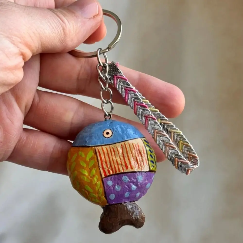 Модный многоцветный кулон в виде маленькой рыбки, брелок для ключей, ожерелье «сделай сам», подвеска для мобильного телефона, милый мультяшный автомобильный брелок для ключей для мужчин