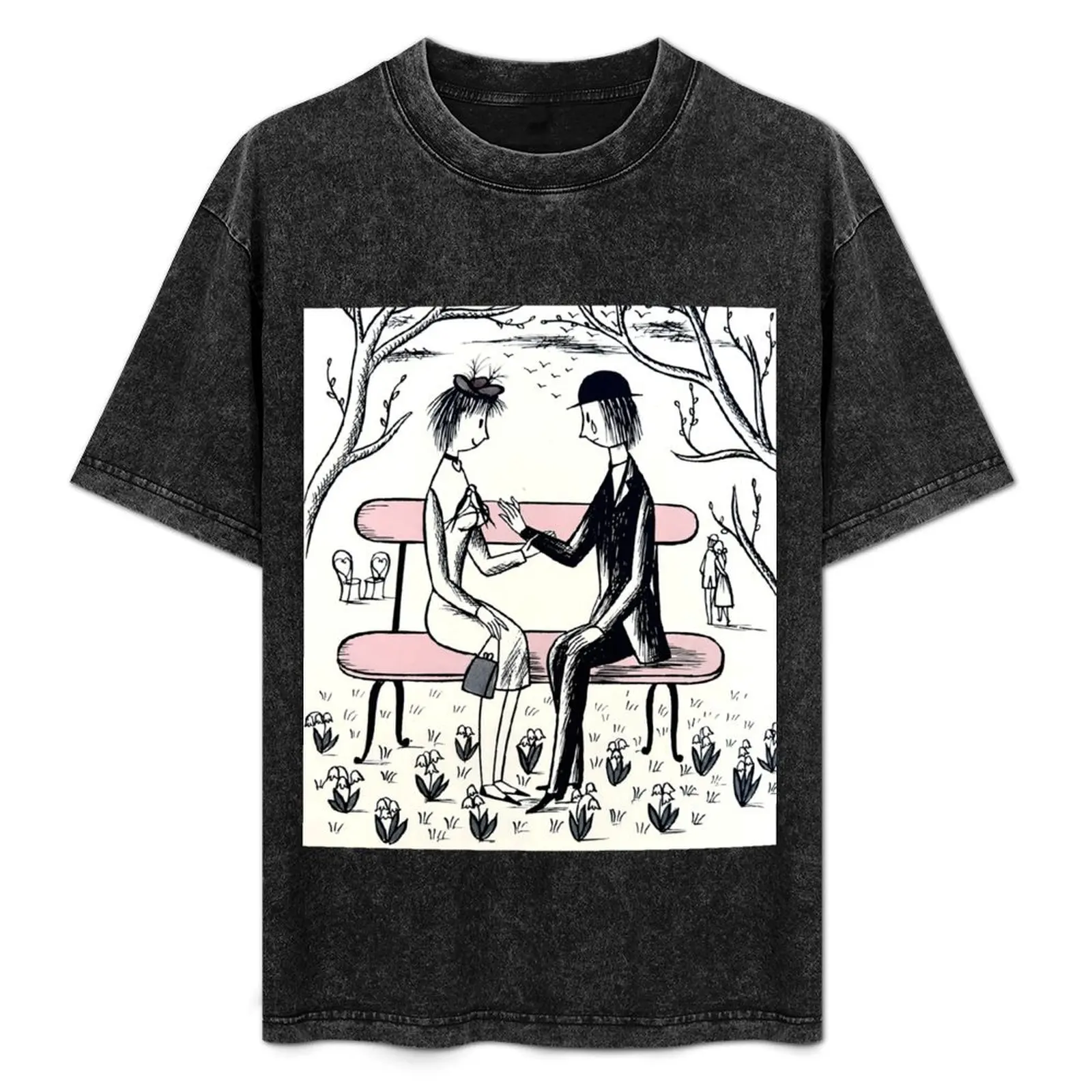 レイモンド・ペイネット-ザ・ラバーズ-tシャツ-クイックドライフィッシングtシャツ