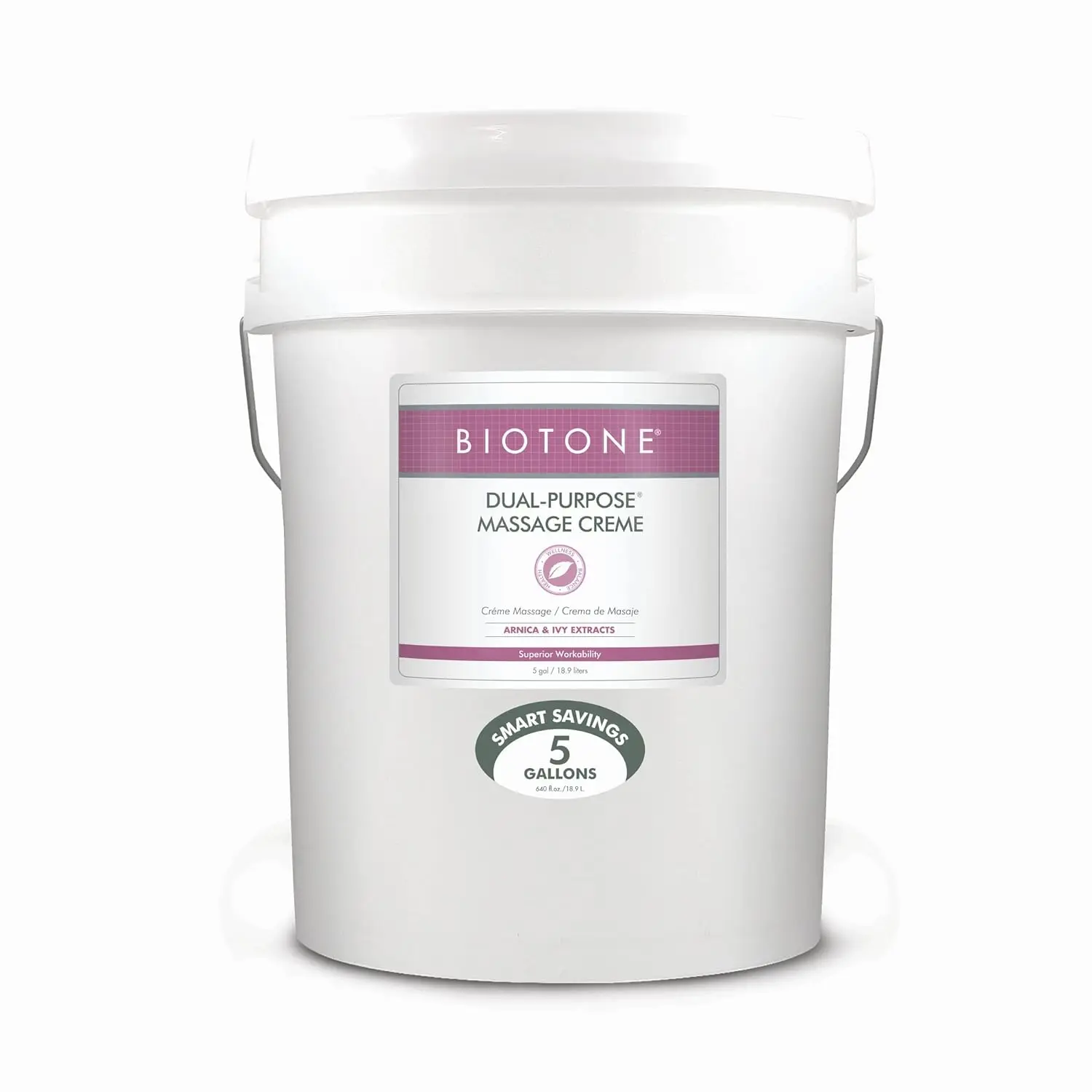 BIOTONE Dual-Purpose Massage Crème with Arnica and Ivy Extracts, Pure Ingredients, Effortless Glide, Luxurious Feel