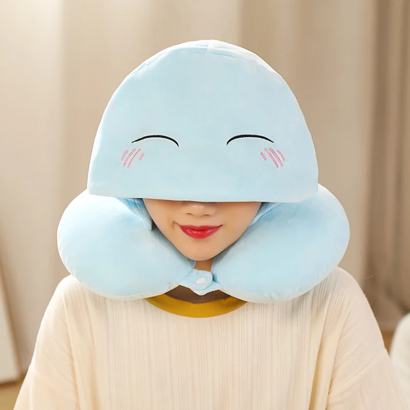 1pc 35cm Cute Rimuru Tempest Plush Toys Anime Game Slime Plush Headgear Stuffed Soft Toys for Kids Birthday Gift