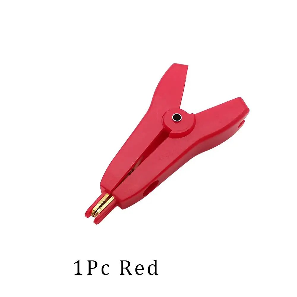 5A 52mm Electrical Flat Crocodile Clip LCR Kelvin Alligator Clamp Copper Brass Alligator Clamp LCR Kelvin Clip