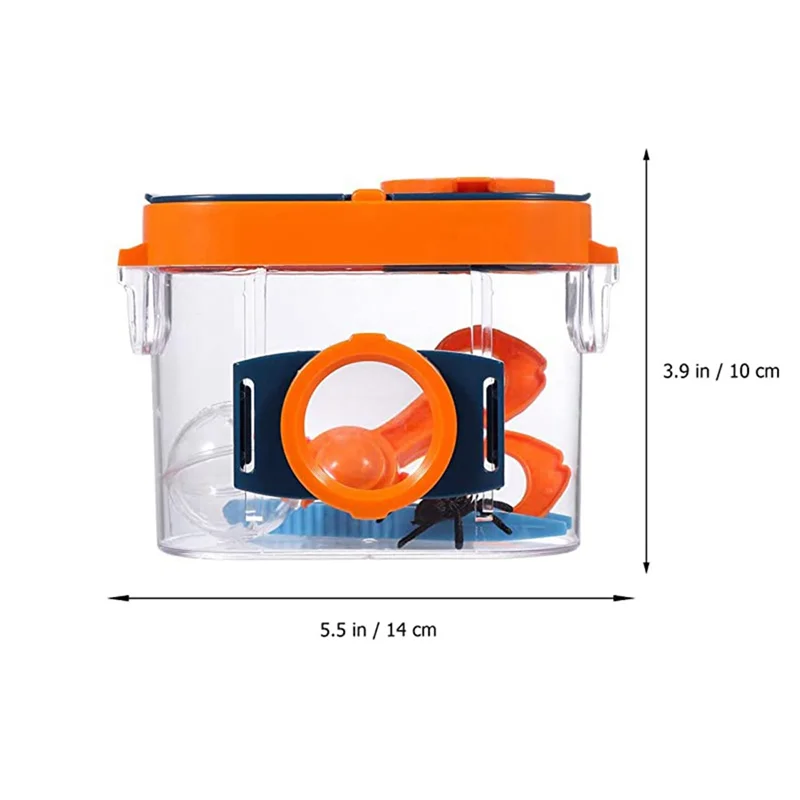 AS96-Bug Viewer Outdoor Insektenbox Lupe Beobachter Set Insektenfänger Käfig Kinder Wissenschaft Naturforschung Werkzeuge Set Kit