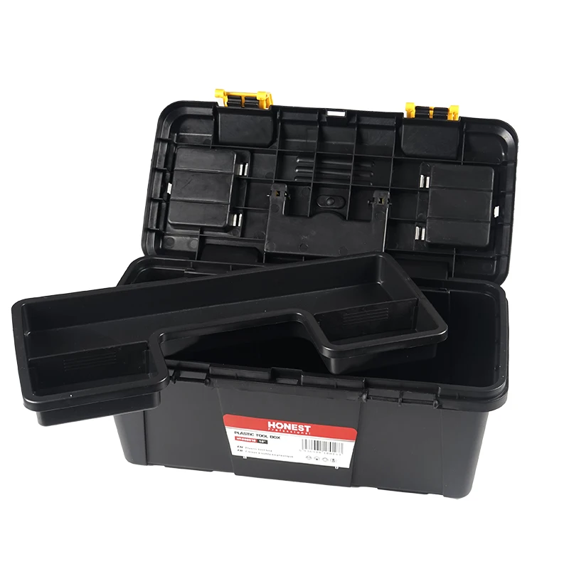 Multifunctional Plastic ABS Tool Storage Box Toolbox with Handle Portable Tool Organizes Screws, Hardware, and Accessorries