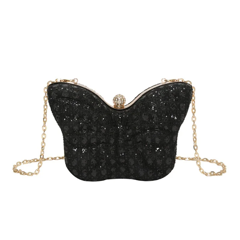 

Women Chain Shoulder Bag, Shiny Sequins Large Capacity Crossbody Bag for Casual Daily