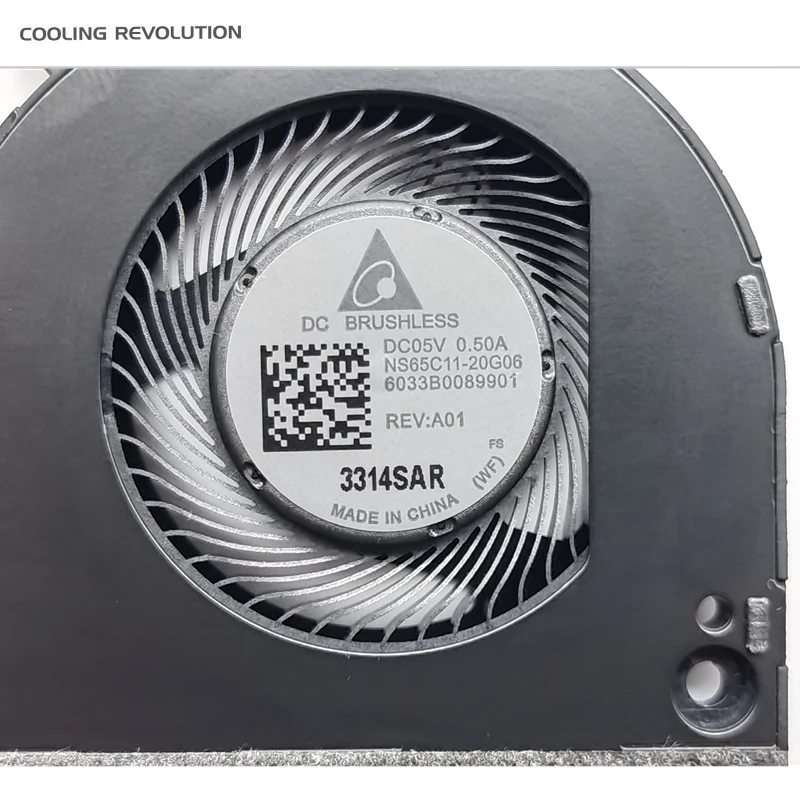 Imagem -03 - Ventilador de Refrigeração Cpu Laptop Original Dx50l-k Ex50l-k ka Dc05v 0.5a Ns65c1120g06 6033b0089901 Novo