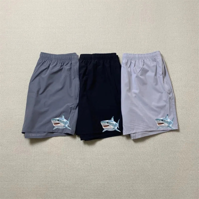 

Men's Gym Shorts Embroidered Logo Quick Dry Loose 5 Inch Lightweight Breathable Casual Workout Training Running Jogging Sports S