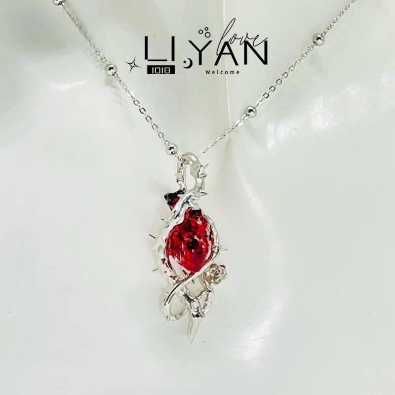 

2024 New Heart Of Thorns Necklace For Men And Women Jewelry Punk Party Gift