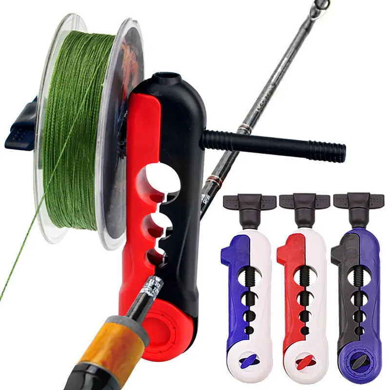 Mini tragbarer Universal-Angelschnurspuler, Zubehör, verstellbar für verschiedene Größen, Ruten-Spulenwickler, Spulenbrett, Schnurspule – Detail 1