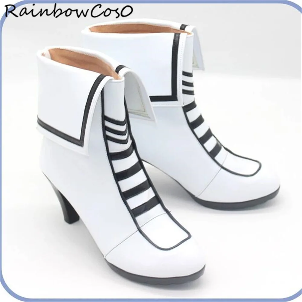 Sherry Barnett De Eminentie in Schaduw Cosplay Schoenen Laarzen Game Anime Party Halloween Kerst RainbowCos0 W3937