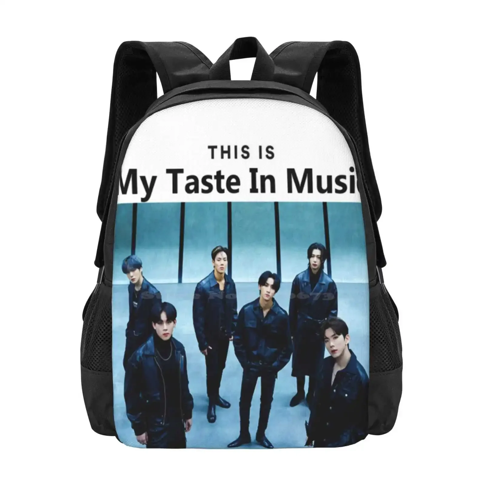

Monsta X Is My Music Taste Hot Sale Schoolbag Backpack Fashion Bags Monsta X Shownu Minhyuk Kihyun Hyungwon Joohoney I M Music