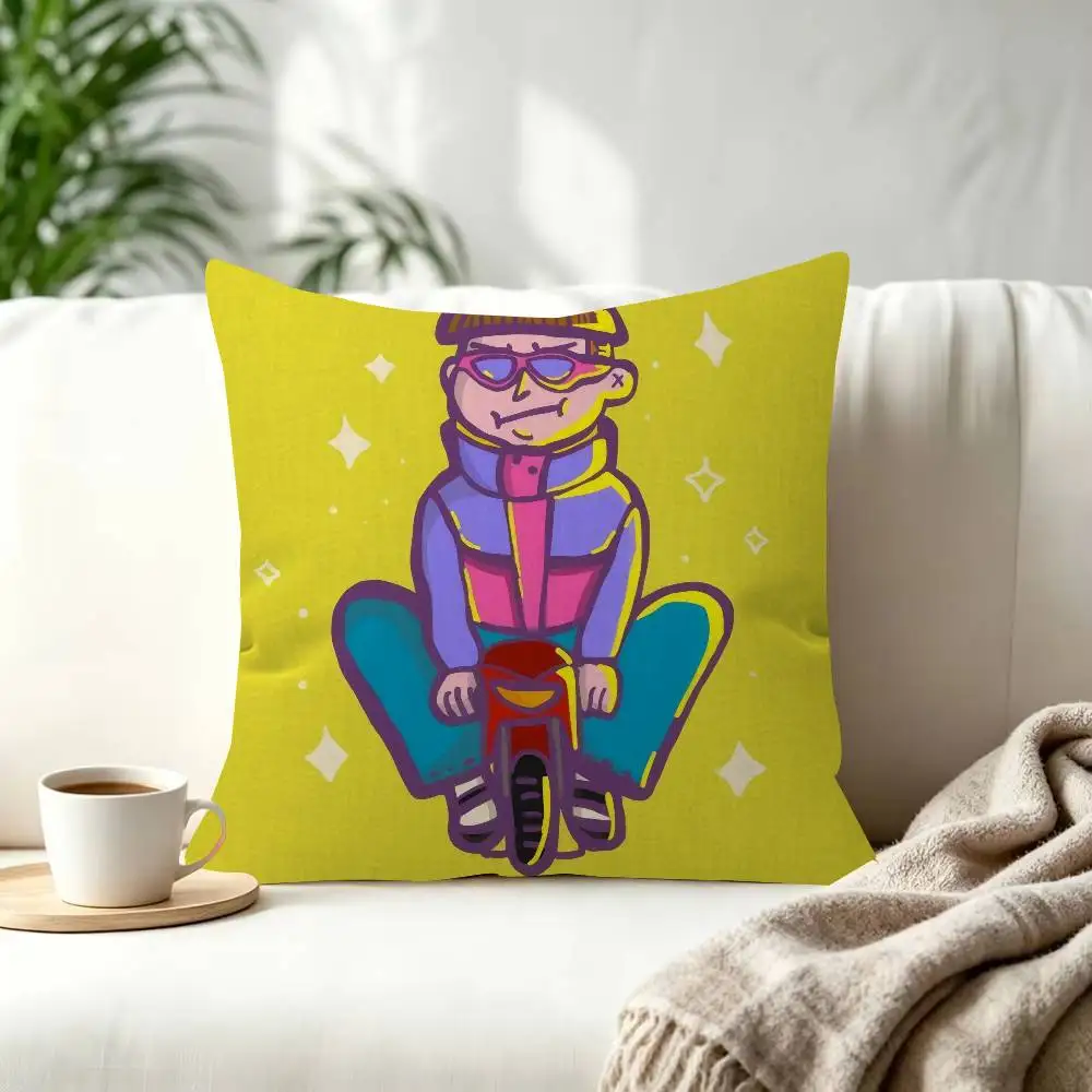 O-Oliver Tree Singer Kissen, Geschenk, Heimbüro-Dekoration, Schlafzimmer, Sofa, Auto, Kissenbezug, 45 x 45 cm – Detail 7