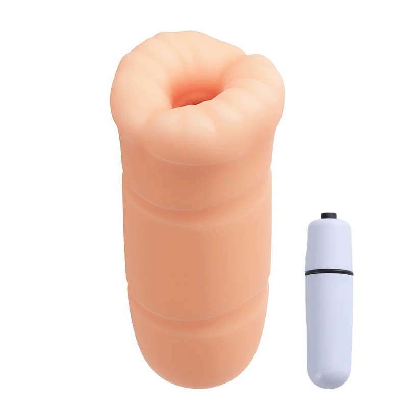 Copa Masturbadora Masculina con Vibrador, Estimulación Oral Realista, Vagina Realista, Impermeable, para Hombres, Nueva Llegada