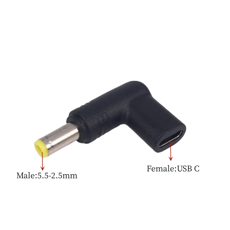 USB C PD to DC Power Connector Universal 5V 9V 12V 15V 19V TypeC to DC Jack Plug Charge Adapter Converter for Router Tablet Fan